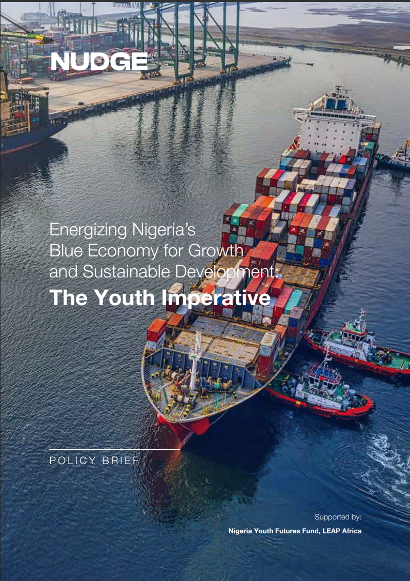 BEYA Policy Brief cover — Energizing Nigeria's Blue Economy for Growth and Sustainable Development: The Youth Imperative