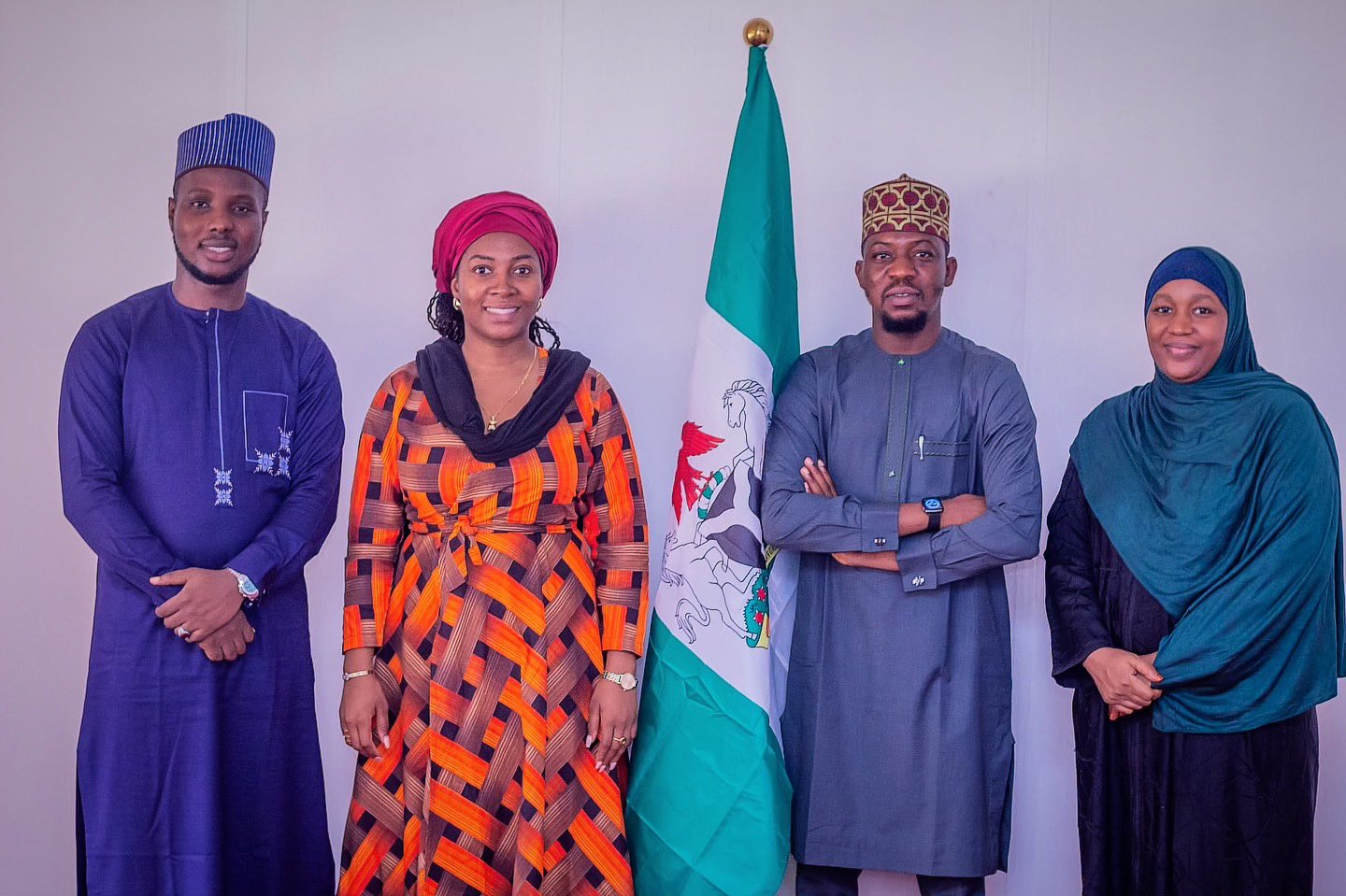 Nudge Initiative team with Ms. Titilope GB, Special Adviser to President Tinubu on Youth Initiative